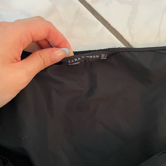 Zara black bustier crop top - Picture 5 of 8